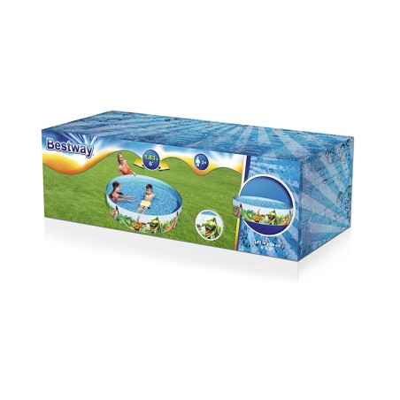 Bestway Piscine Rigide pour Enfants PVC Dinosaures 183x38 cm +2 Ans Ja
