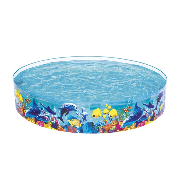 Bestway Piscina Rigida per Bambini PVC Marina 244x46 cm +3 Anni Giardi