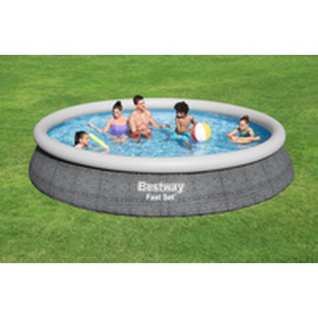 Bestway Piscina Hinchable Adulto Aro Ratan con Depurador 475x84 cm Jar