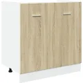 Ensemble d'armoires de cuisine 4 pcs chêne sonoma