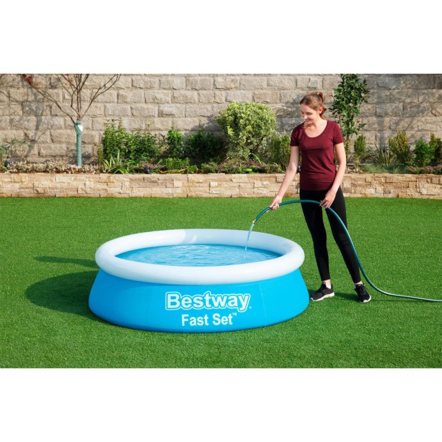 Bestway Aufblasbares Schwimmbecken für Erwachsene Ring 183x51 cm Gart