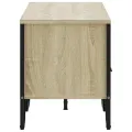 Meuble TV chêne sonoma 122x34x41 cm bois d'ingénierie