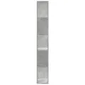 Bibliothèque 5 niveaux gris béton bois d'ingénierie