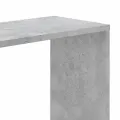 Bibliothèque 5 niveaux gris béton bois d'ingénierie
