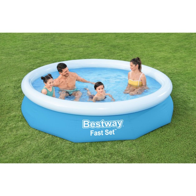 Bestway Aufblasbarer Pool Erwachsener Ring 305x66 cm Garten 57456