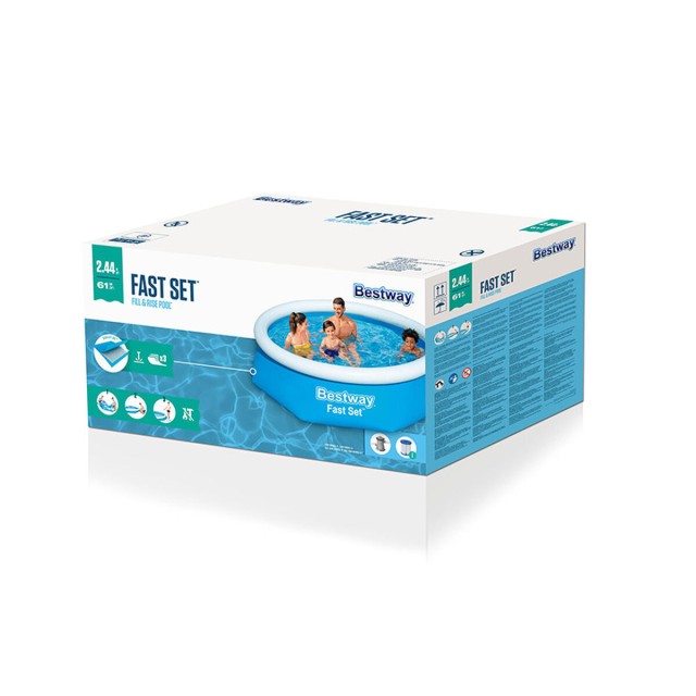 Bestway Piscina Hinchable Adulto Aro con Depurador 305x66 cm Jardin 57