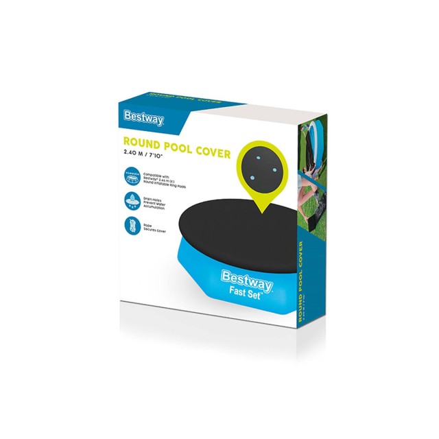 Bestway Copertura Piscina PVC D244 cm Giardino 58032