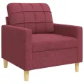 Ensemble de canapés 4 pcs repose-pied et coussins décoratifs