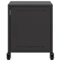 Tables de chevet 2 pcs noir 36x39x43,5 cm acier
