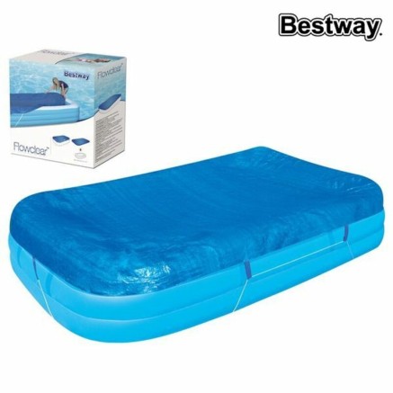 Bestway Opblaasbaar Zwembad Deksel 340x230 cm Tuin 58108
