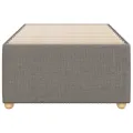 Cadre de lit sans matelas taupe 90x190 cm tissu