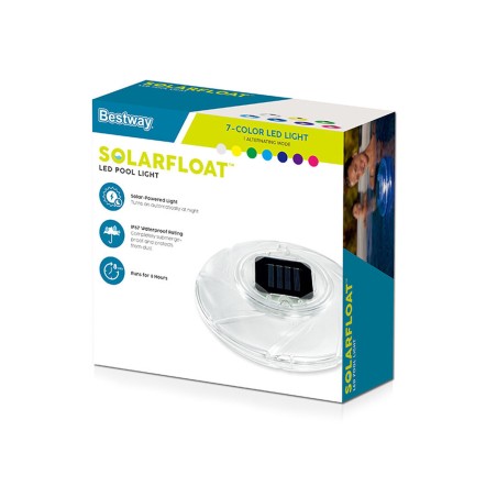 Floating solar light for swimming pools Bestway Ø 18 cm (1 Unit)