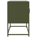 Meuble TV jaune moutarde 100,5x39x60,5 cm acier