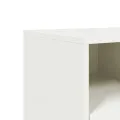 Meuble TV blanc 100,5x39x60,5 cm acier