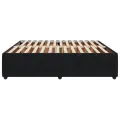 Cadre de lit sans matelas noir 180x200 cm velours