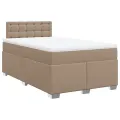 cadre de lit matelas cappuccino 120x190cm similicuir