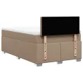 cadre de lit matelas cappuccino 120x190cm similicuir
