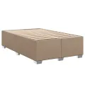 cadre de lit matelas cappuccino 120x190cm similicuir