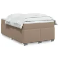 cadre de lit matelas cappuccino 120x190cm similicuir