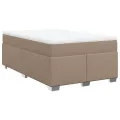 cadre de lit matelas cappuccino 120x190cm similicuir