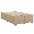 cadre de lit matelas cappuccino 120x190cm similicuir