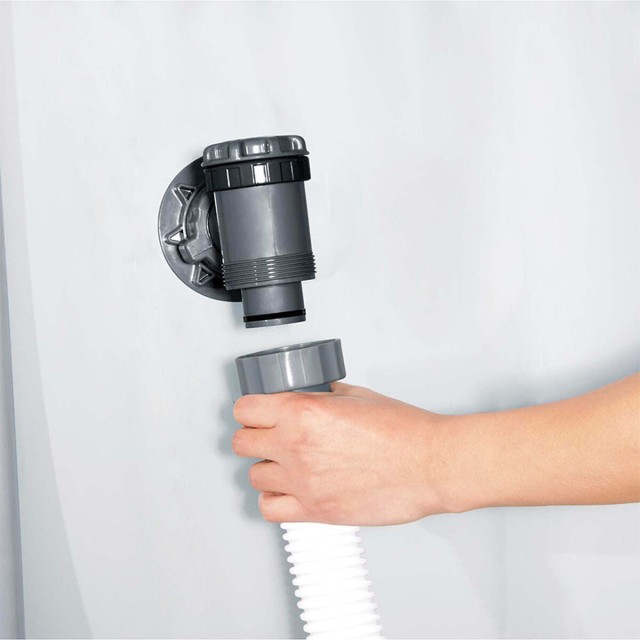 Bestway Tubo di Filtrazione con Filettatura 3M D3,83 cm Piscina e Giar