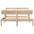 Cadre de lit sans matelas 120x190 cm bois de pin massif