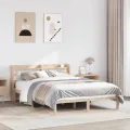 Cadre de lit sans matelas 120x190 cm bois de pin massif