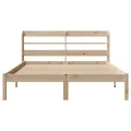 Cadre de lit sans matelas 120x190 cm bois de pin massif