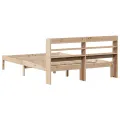 Cadre de lit sans matelas 120x190 cm bois de pin massif