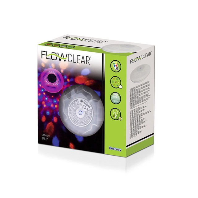 Drijvend zonne-licht voor zwembad Bestway Ø 14 cm (1 Stuks)