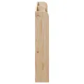 Tête de lit avec étagères 150 cm bois massif de pin