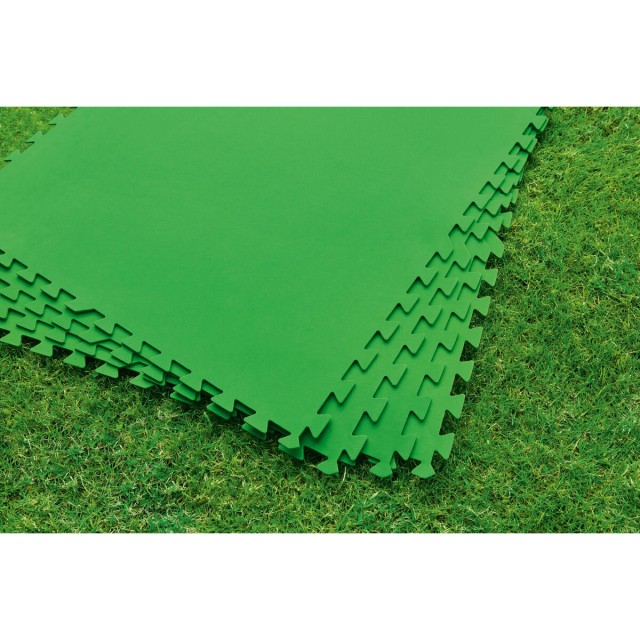 Bestway Zwembadvloer Foam Groen 9 Stukken 78x78 cm Tuin 58636