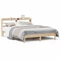 Cadre de lit sans matelas 135x190 cm bois de pin massif