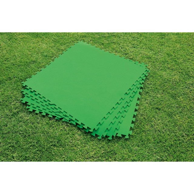 Bestway Pavimento Piscina Foam Verde 9 Pezzi 78x78 cm Giardino 58636
