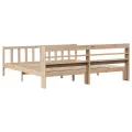 Cadre de lit sans matelas 200x200 cm bois massif de pin