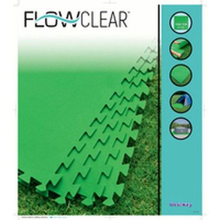 Bestway Pavimento Piscina Foam Verde 9 Pezzi 78x78 cm Giardino 58636