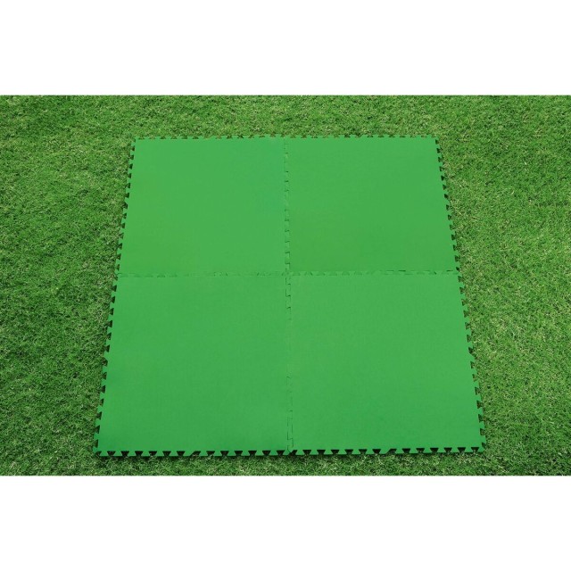 Bestway Zwembadvloer Foam Groen 9 Stukken 78x78 cm Tuin 58636
