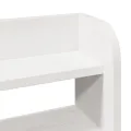 Cadre de lit sans matelas blanc 90x200 cm bois de pin massif