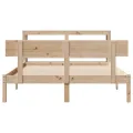Cadre de lit sans matelas 120x190 cm bois de pin massif