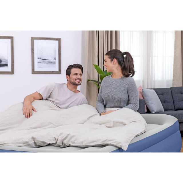 Bestway Letto Doppio con Motore 203x193x56 cm Gonfiabile e Campeggio 6