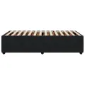 Cadre de lit sans matelas noir 90x200 cm velours