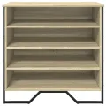 Armoire à chaussures chêne sonoma 80x38x78 cm bois d'ingénierie