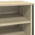 Armoire à chaussures chêne sonoma 80x38x78 cm bois d'ingénierie