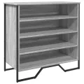 Armoire à chaussures sonoma gris 80x38x78 cm bois d'ingénierie