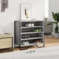 Armoire à chaussures sonoma gris 80x38x78 cm bois d'ingénierie