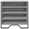 Armoire à chaussures sonoma gris 80x38x78 cm bois d'ingénierie