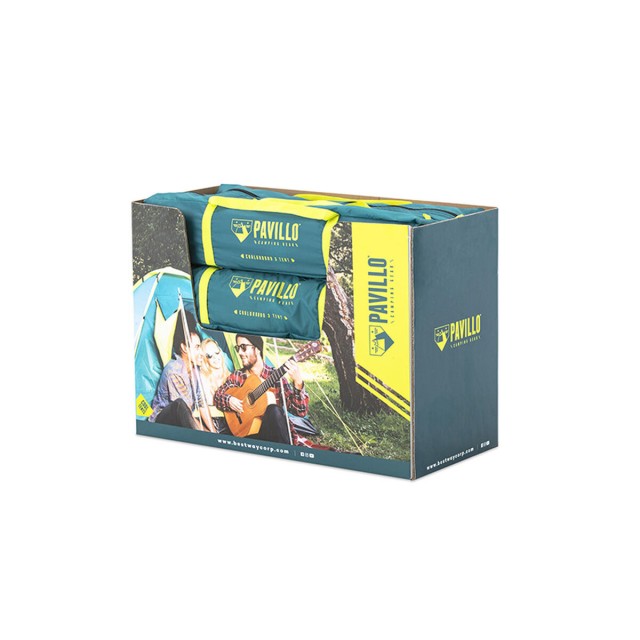 Bestway Tenda Poliestere Fibra di Vetro e Acciaio 210x210x120 cm Campi