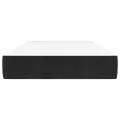 Matelas à ressorts ensachés pour enfants noir 80x160 cm velours