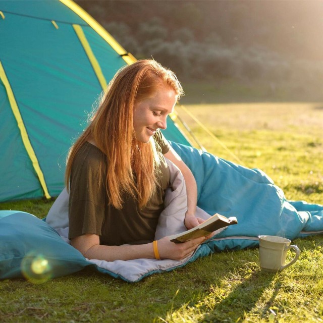 Bestway Schlafsack Polyester Temperatur 3 bis -8 Grad 190x84 cm Campin